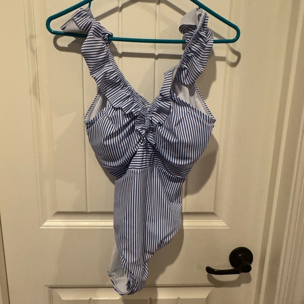 Nautical Striped Swimsuit | Hayden One Piece Bathing Suit | coastal